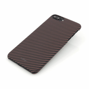 Oferte Outlet accesorii telefoane, 202, More Series, Husa iPhone 8 Plus, 7 Plus made from Aramid Fiber, Kevlar, Maron, vetter.store