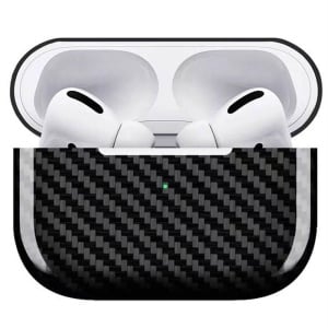 Huse AirPods, Husa AirPods Pro, made from Carbon, Glossy Negru - vetter.store _1