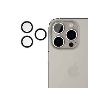 Folii iPhone 16 Pro, Folie pentru iPhone 16 Pro Max, 16 Pro, Individual Camera Lens Protector, Natural Titanium - vetter.store