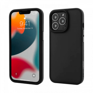 Coque antichoc, iPhone 13 Pro, Noir