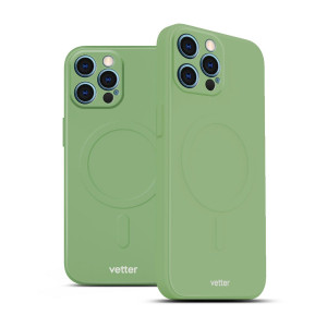 Huse iPhone 12 Pro, Husa iPhone 12 Pro Soft Pro Ultra, Compatibila MagSafe, Verde - vetter.store _3