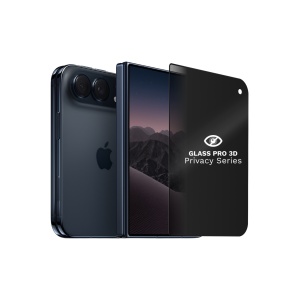 Sticla securizata Privacy, edge to edge Vetter pentru iPhone Duo alb