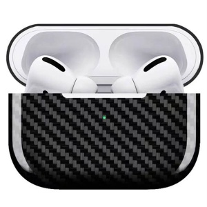 Husa AirPods Pro Vetter, fibra de carbon, neagra