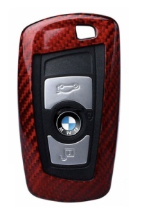 Husa Carbon pentru Cheie BMW Seria F – Red