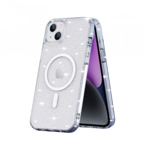 Huse iPhone 14, Husa iPhone 14 Soft Pro Glitter, Compatibila MagSafe - vetter.store _1