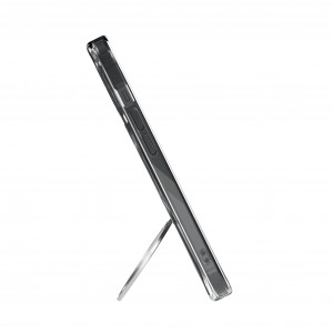 Huse iPhone 15, Husa iPhone 15 Clip-On Crystal Compatibila MagSafe, with 360 degree rotating stand, Clear, Clear - vetter.store _4