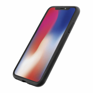 Outlet GSM, 164, More Series, Husa iPhone XS Smart Case, 3D Rhombus Design, Negru, vetter.store
