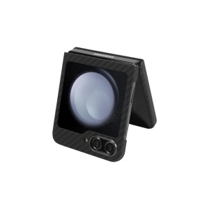 Carcasa Vetter Kevlar din fibra de aramida pentru Samsung Galaxy Z Flip5 5G, neagra