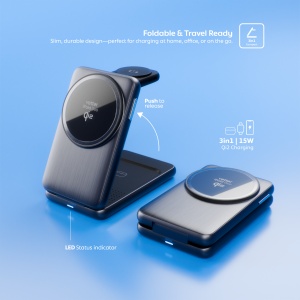 Vetter iFold Duo pliata, incarcator compact pentru calatorii