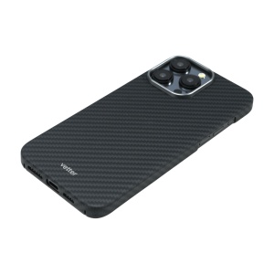 Huse iPhone 15 Pro Max, Husa iPhone 15 Pro Max made from Aramid Fiber, Kevlar, Compatibila MagSafe, Negru - vetter.store_2