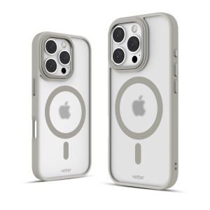 Huse iPhone 16 Pro Max, iPhone 16 Pro Max, Clip-On Hybrid, Matt, MagSafe Compatible,Titanium Grey - vetter.store _1