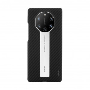 Huse Huawei, Husa Huawei Mate 40 RS, made from Aramid Fiber, Kevlar, Negru - vetter.store