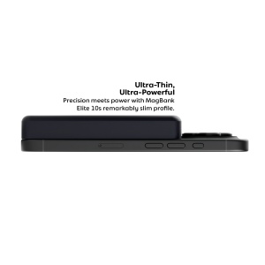 MagBank Elite 10s Qi2, Acumulator Compatibil MagSafe, 10000mAh, Negru - Img 6