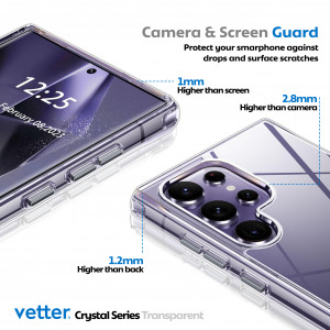 Huse Galaxy S24 Ultra, Husa Samsung Galaxy S24 Ultra, Crystal Series, Clear - vetter.store _1