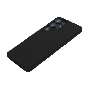 Samsung Galaxy S25 Ultra Clip-On Soft Touch Silk Series Mag Safe Compatible Case, Noir - Img 2