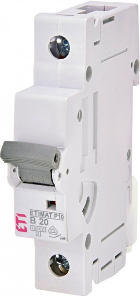 Siguranta automata 1p B20, 10000 kA, ETI