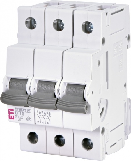 Siguranta automata trifazata ETIMAT 6 3p B10 eti