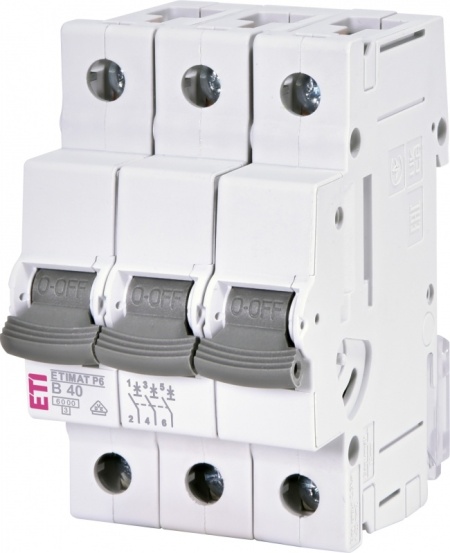 Siguranta automata trifazata ETIMAT 6 3p B40 ETI
