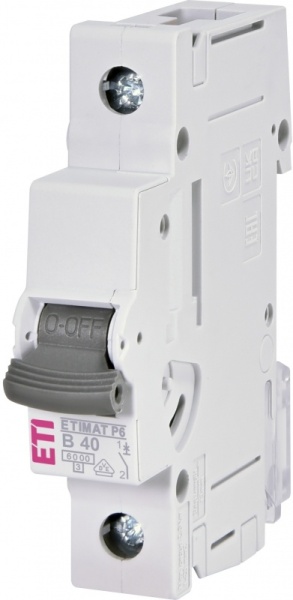 Siguranta automata ETI, ETIMAT 6 1p curba B40 eti Group