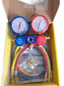 Baterie manometru pentru freon R410A,R32,R134A,R404A, instalatii climatizare - Img 3