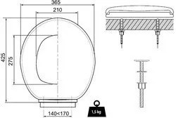 Capac vas WC Wirquin Soft Close cu inchidere lenta 20718747 - Img 2