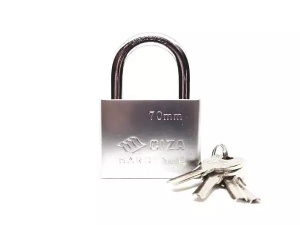 Lacat santier hardened din material de inalta calitate, 70 mm antitaiere - Img 4