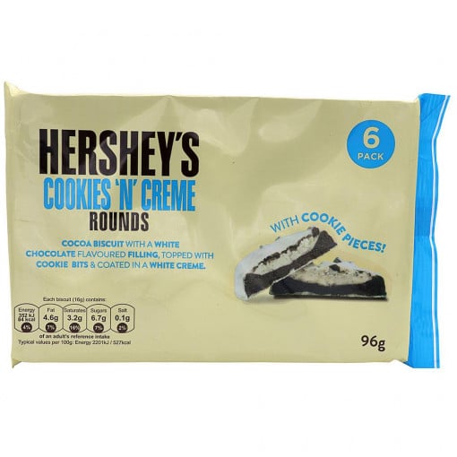 Biscuiti rotunzi Cookies ‘N’ Creme 96 g