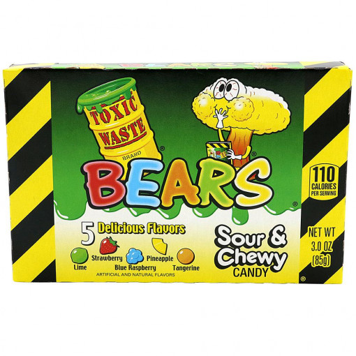 Bears - bomboane gumate, acrisoare, cu arome de fructe 85 g