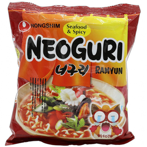 Neoguri Ramyun - Supa instant de taitei cu fructe de mare 120 g