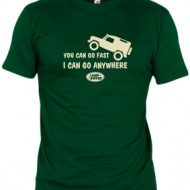 You can go fast....