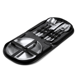 CONJUNTO PRATOS E TALHERES