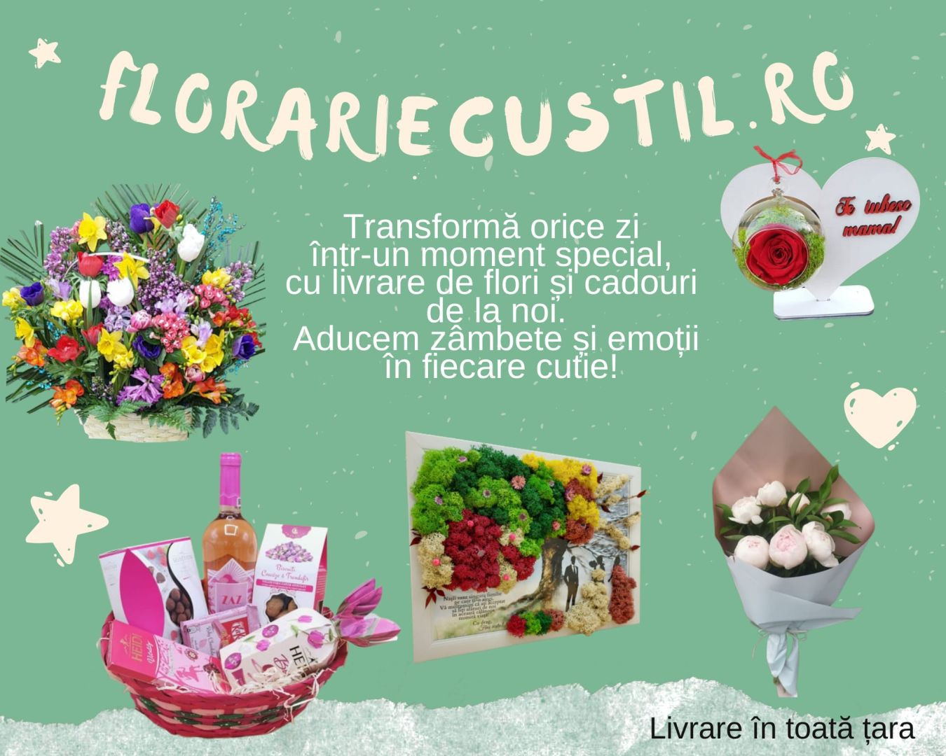 Livrare flori in Craiova