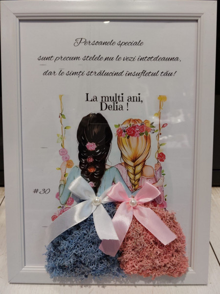 Tablou cu licheni - Persoanele speciale - Mesaj personalizat - Img 2