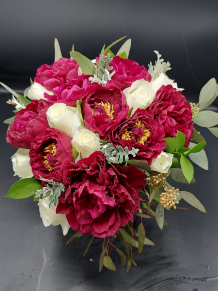 Buchet cu bujori rosii - Img 2