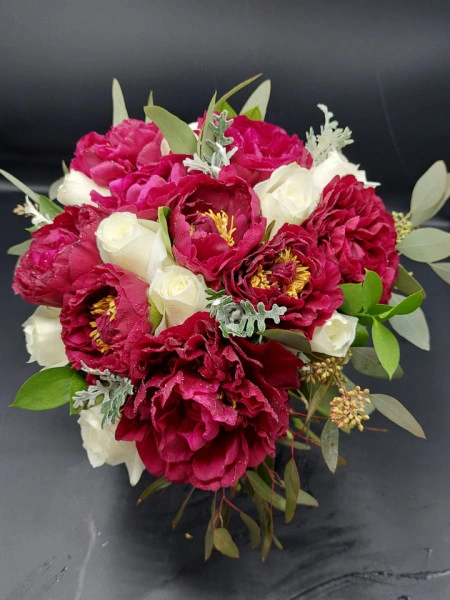 Buchet cu bujori rosii - Img 2