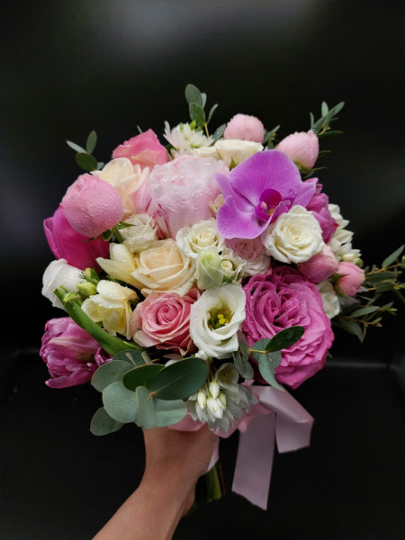 Buchet cununie in nuante de roz! - Img 2