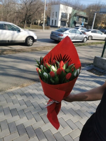 Buchet 21 Lalele multicolore