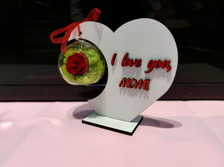 Trandafir criogenat I love you - Img 4