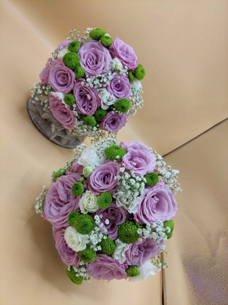 Buchet de mireasa mov - Img 2