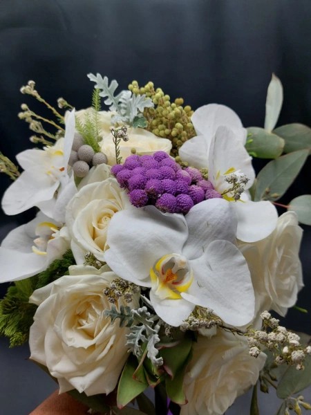 Buchet mireasa cu orhidee - Img 2