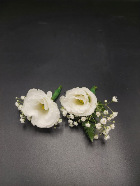 Butoniera Eustoma