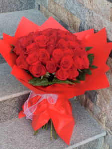Buchet 49 trandafiri rosii