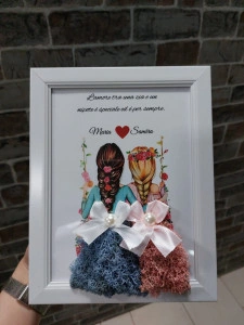 Tablou cu licheni - Mesaj personalizat