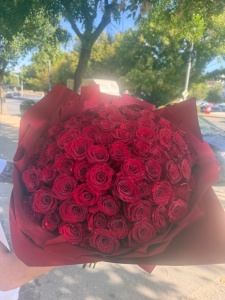 Buchet 201 Trandafiri Rosii cu Ambalaj