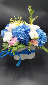 A touch of blue