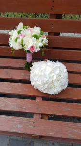 Buchet mireasa alb pur