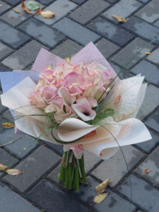 Buchet 37 cale roz