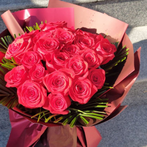 Buchet 27 trandafiri rosii