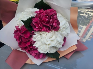Buchet cu hortensie