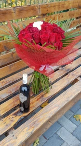Buchet 31 de trandafiri rosii